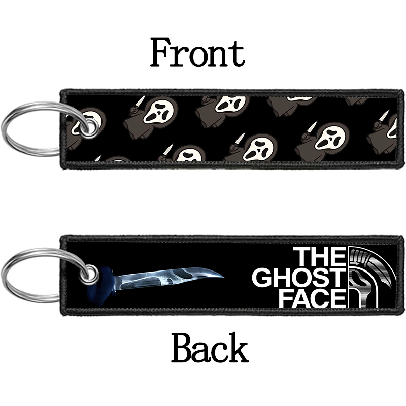 GHOST FACE Key Chain for Men W - Embroidery Gift review and price