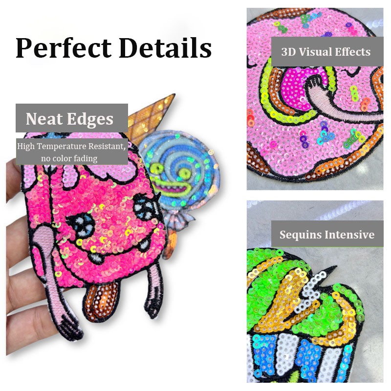 5PCS/Set Embroidered Sequins D - Embroidery Jacket Jeans review and price