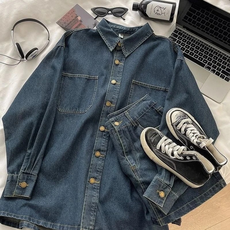 Y2K Denim Skirt Set: Vintage J - Embroidery Set review and price