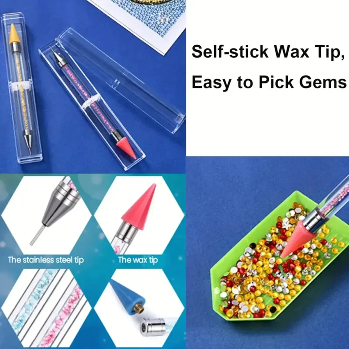 Waxless Diamond Painting Tool, - Embroidery Handicraft review and price
