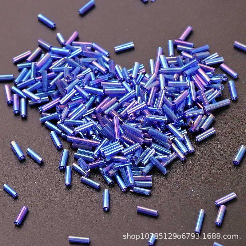 5g 2x6mm Colorful Bugles Glass - Embroidery Glass Beads review and price