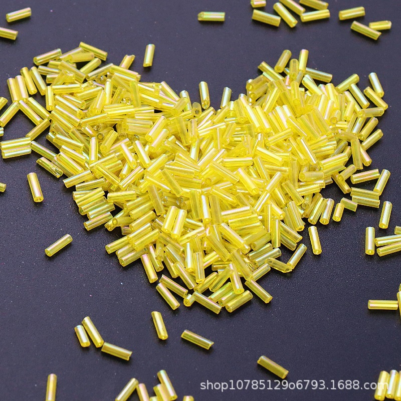5g 2x6mm Colorful Bugles Glass - Embroidery Glass Beads review and price