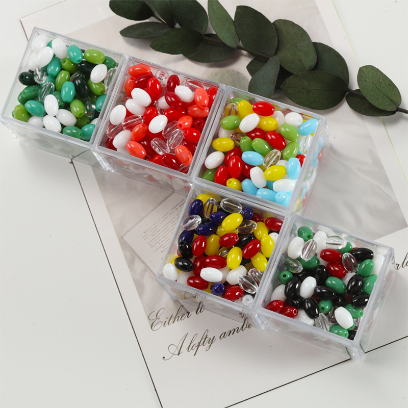 4x6mm Oval Porcelain Smooth Ri - Embroidery Glass Beads review and price