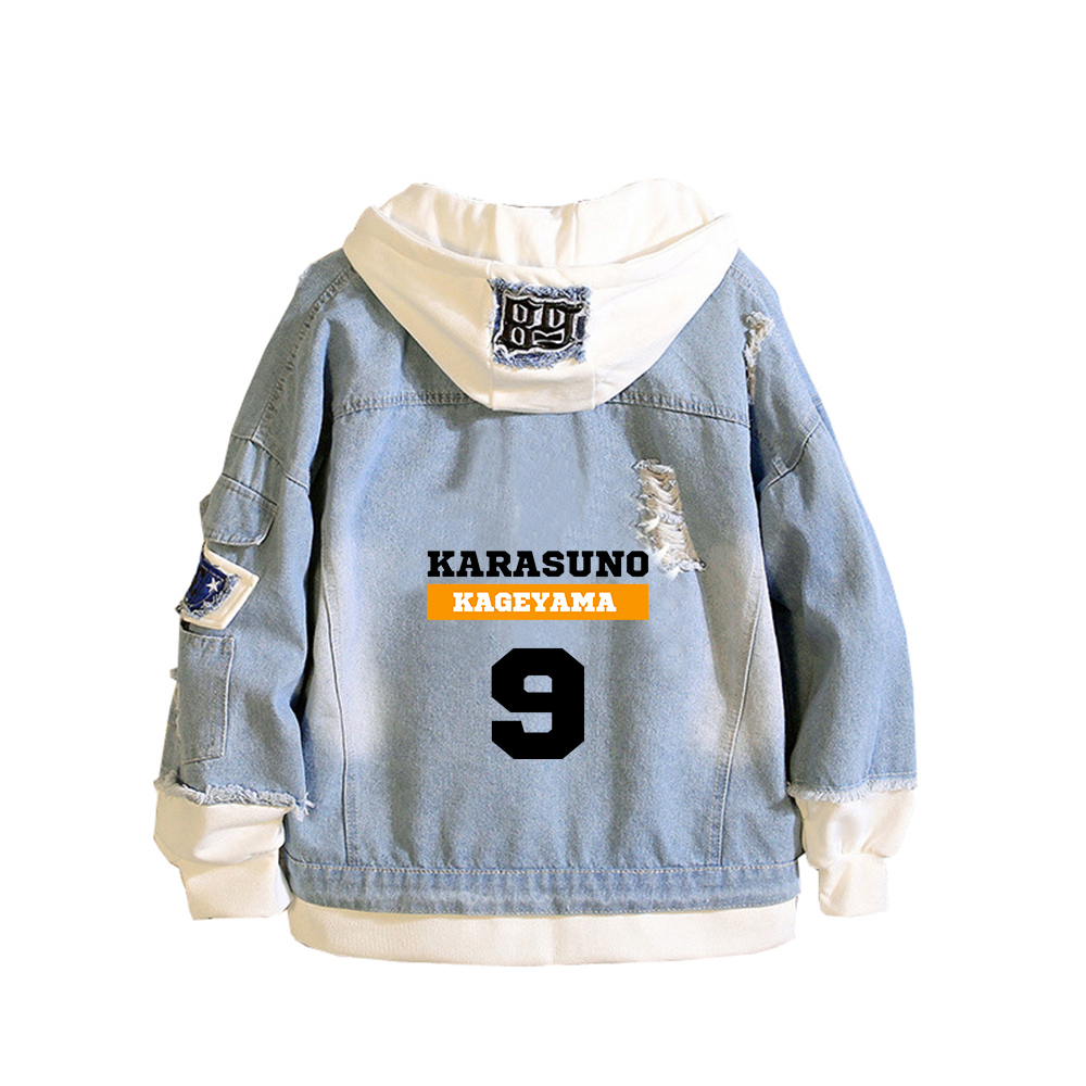 Haikyuu Karasuno VBC Print Wom - Embroidery Jacket Jeans review and price