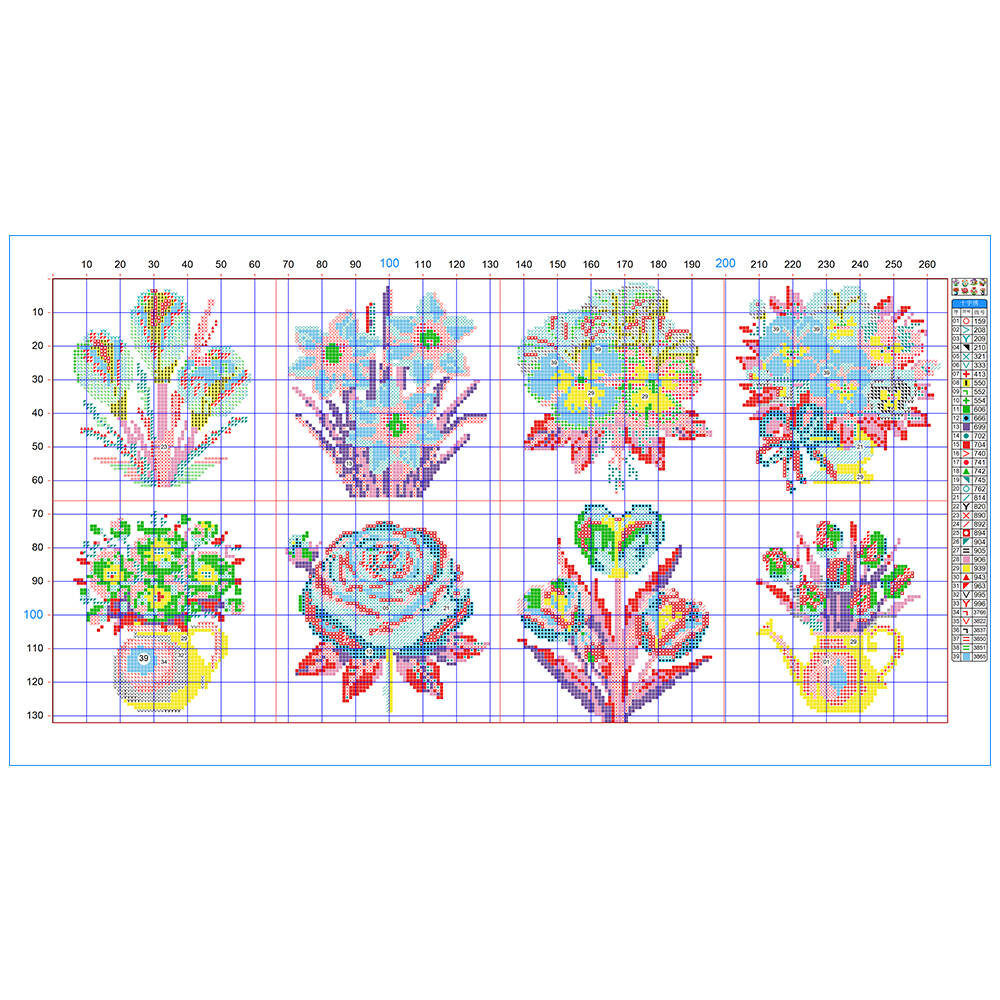 Evershine 8pcs Mini Flower Cro - Embroidery Meaning review and price