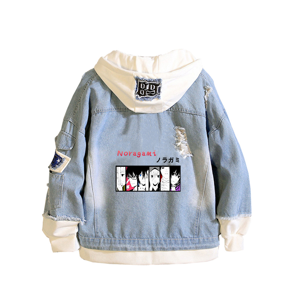 Noragami ARAGOTO Print Women D - Embroidery Jacket Jeans review and price