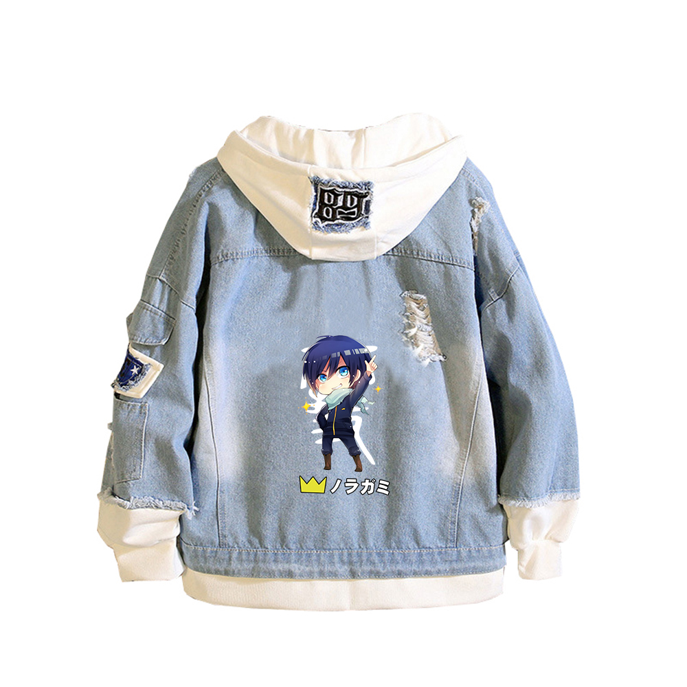Noragami ARAGOTO Print Women D - Embroidery Jacket Jeans review and price