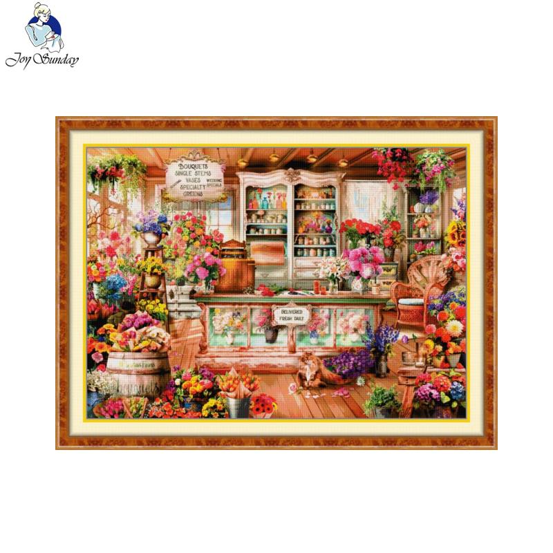 Joy Sunday Flower Shop Pattern - Embroidery Meaning review and price