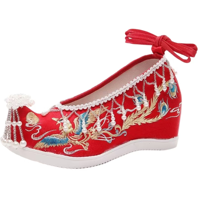 Women New Red Embroidered Wedd - Embroidery Beads review and price