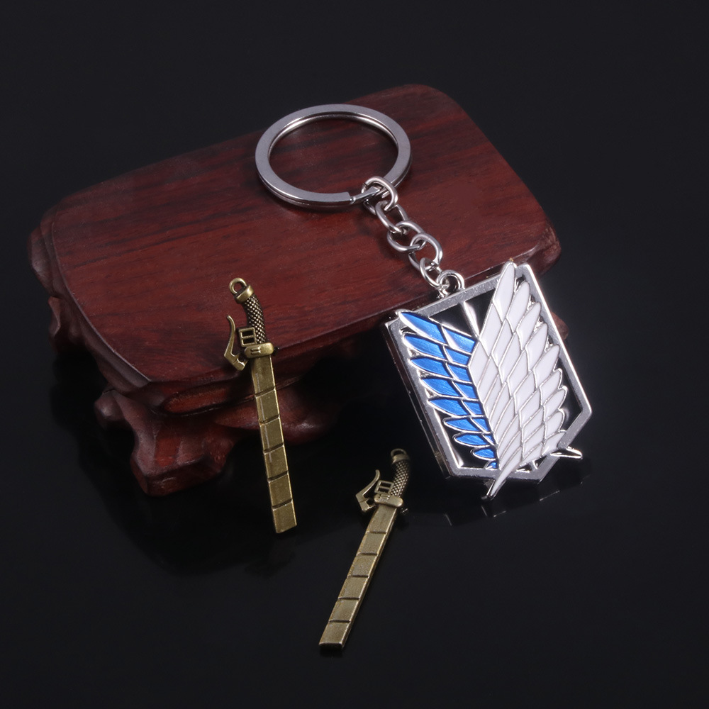 Anime Attack On Titan Keychain - Embroidery Legacy review and price