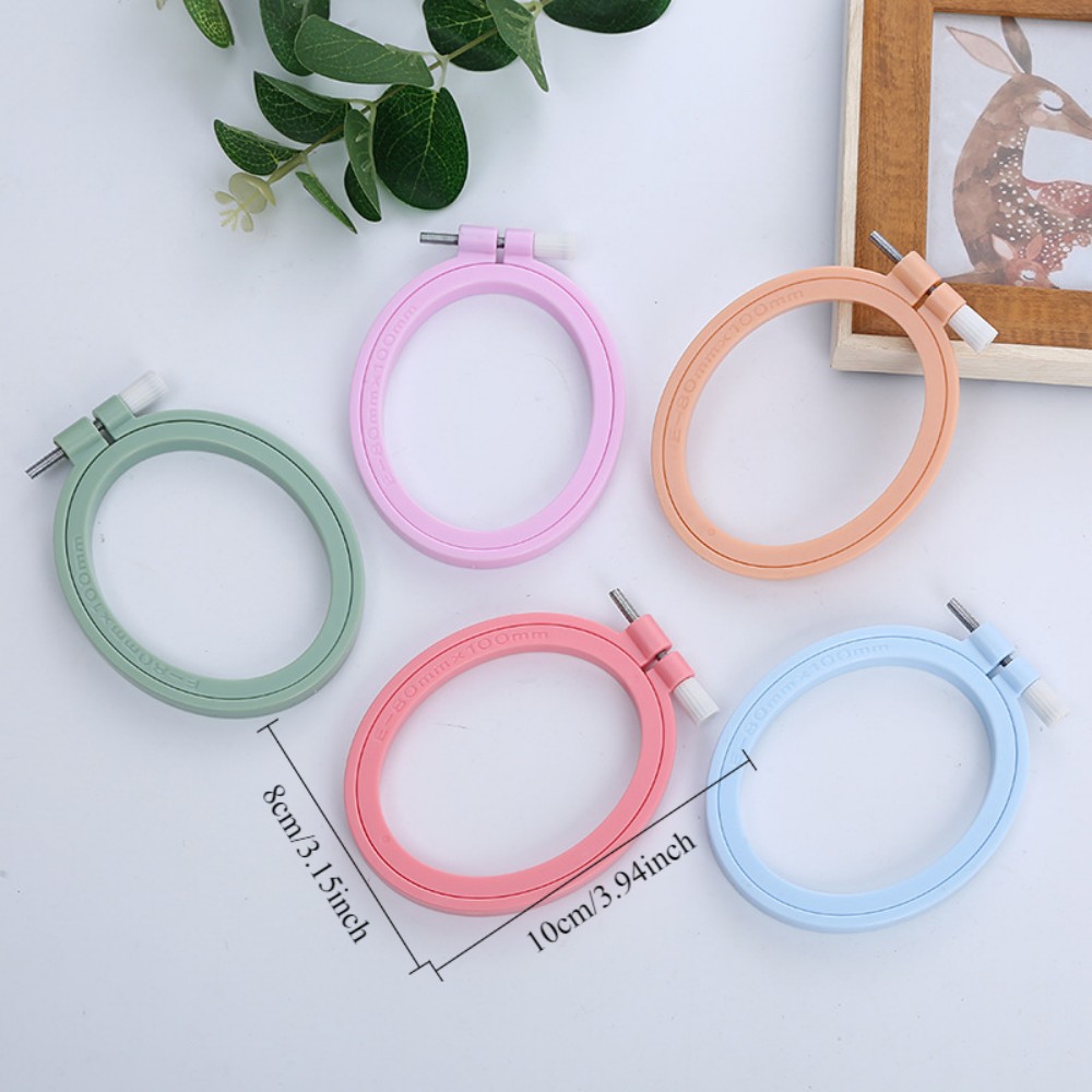 Oval/Square Plastic Embroidery - Embroidery Hoop Square review and price
