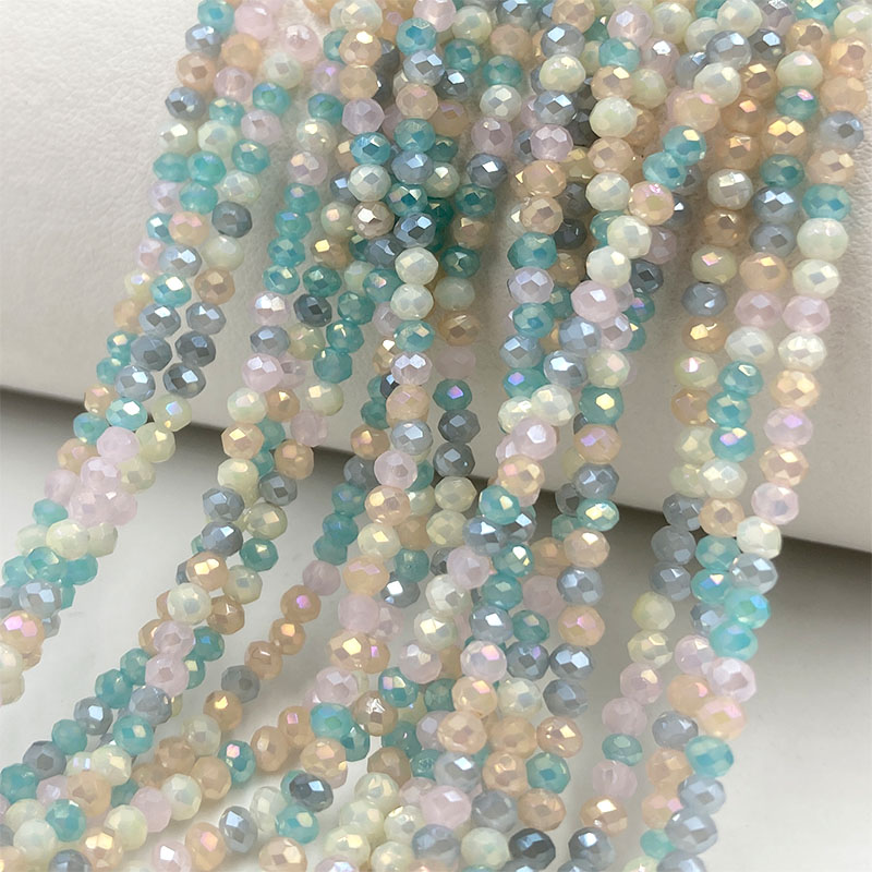 2mm Mixed Color Faceted Crysta - Embroidery Glass Beads review and price