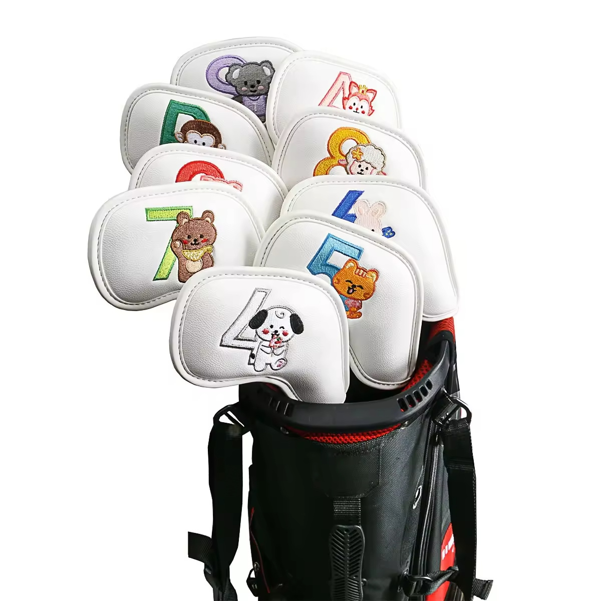 9Pcs Cute Cartoon Animal Golf  - Embroidery Gift review and price