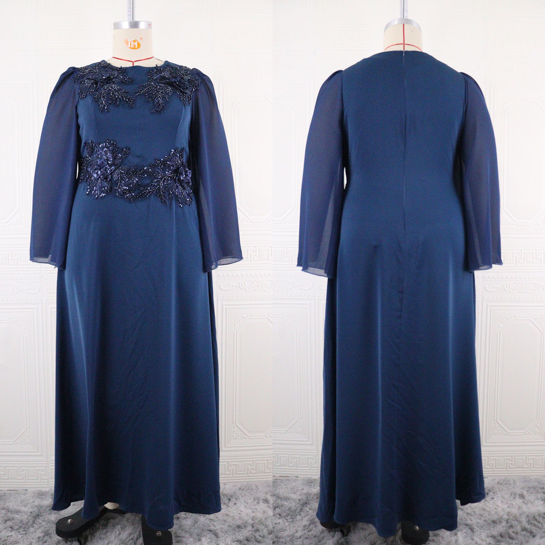Elegant Crew Neck Beaded Embro - Embroidery Beads review and price