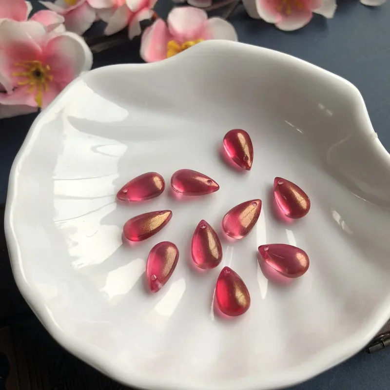 20pc 8x14mm Mix Color Water Dr - Embroidery Glass Beads review and price