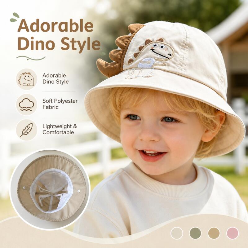 Korean Baby Bucket Hat Cartoon - Embroidery Letter review and price