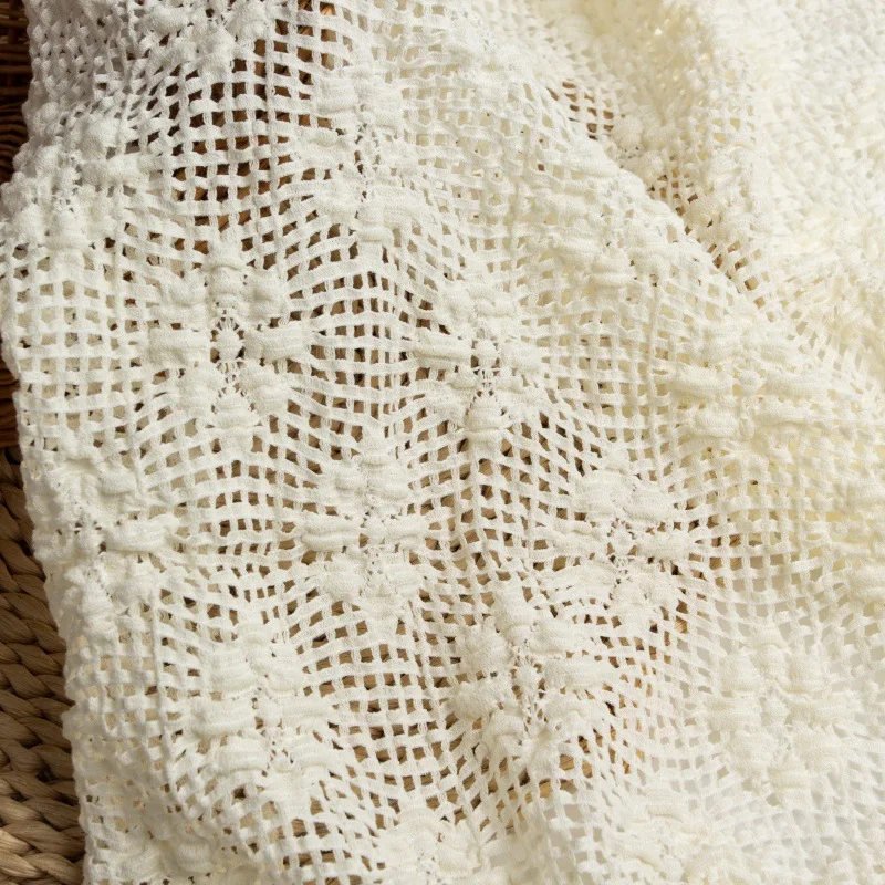 Bubble ruched jacquard lace fa - Embroidery Meaning review and price