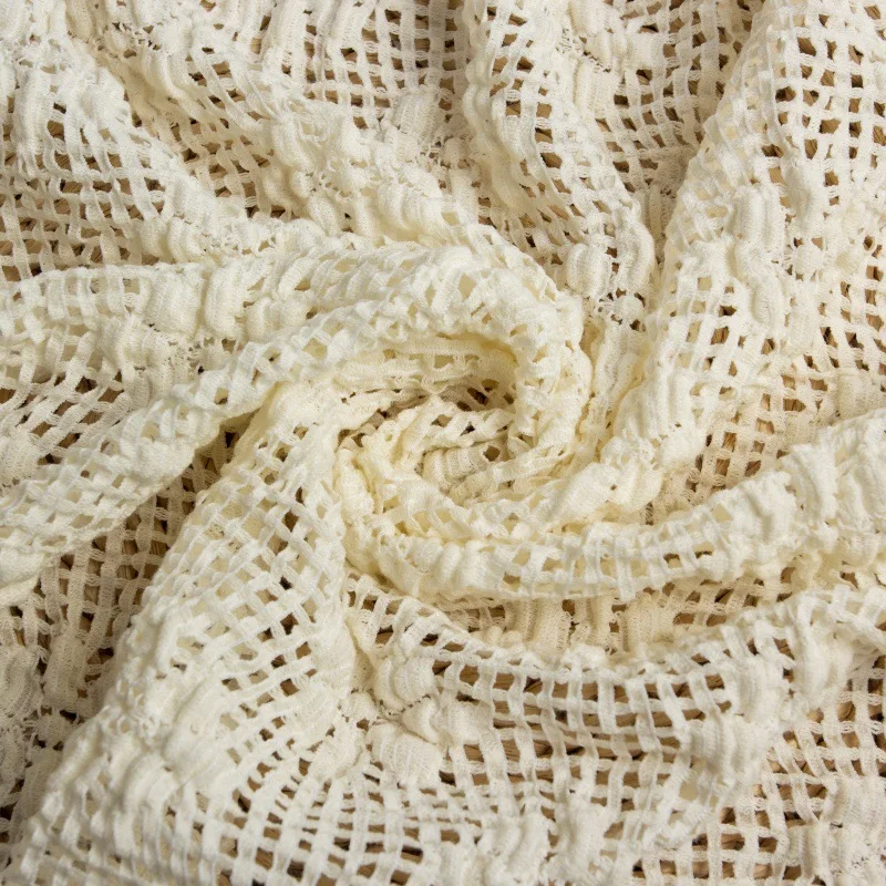 Bubble ruched jacquard lace fa - Embroidery Meaning review and price