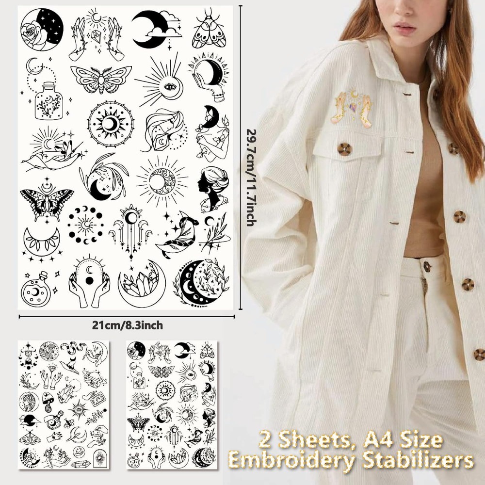 51Pcs Boho Moon Sun Water Solu - Embroidery Meaning review and price