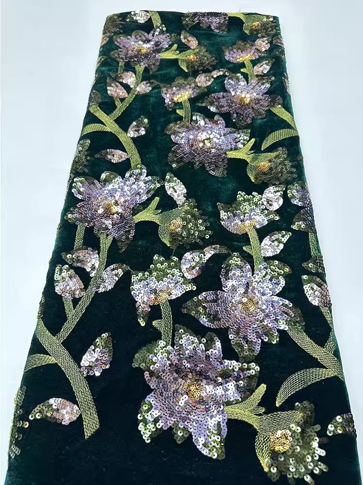 1yard Retro velvet tela Handcr - Embroidery Beads review and price