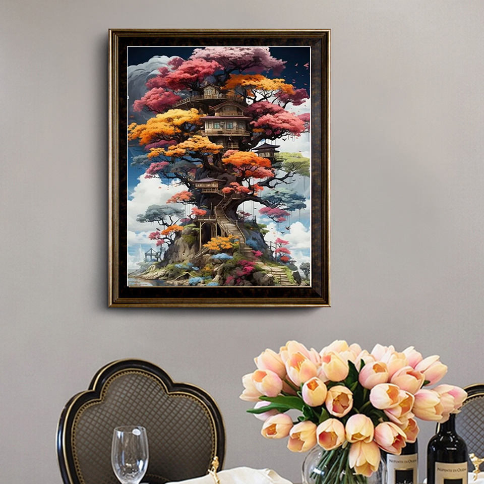 Frameless, Diamond Mosaic Hous - Embroidery House review and price