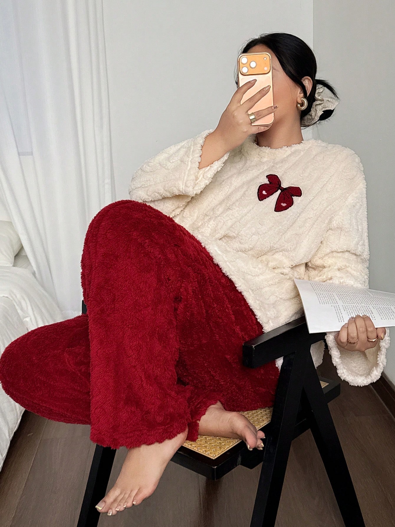 Plus Size 1XL-5XL Women Autumn - Embroidery Set review and price